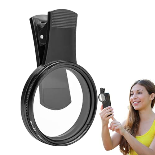 52/67mm Clip On CPL Filter, CPL Filter Für Smartphone Mit Hintergrundbeleuchtung Und Sternenlicht Polarisationsfilter Für Handykamera von ZHUMCCY