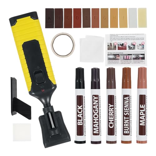 Laminate Repair Kit, 11 Farben Wood Vinyl Furniture Parquet Repair Kit Reparaturwerkzeuge Für Möbel, Musikinstrumente Kratzer Flecken Und Risse Laminate Repair Kit, 11 Farben Wood Vinyl Furniture Parquet Repair Kit Reparaturwerkzeuge Für Möbel, Musikinstrumente Kratzer Flecken Und Risse von ZHUMCCY