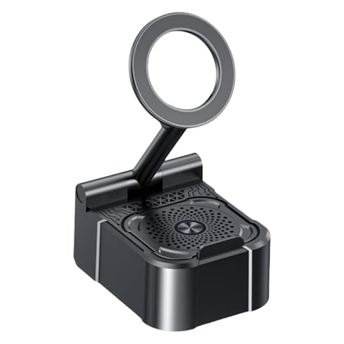 ZHUMCCY Desktop-Telefonhalter, Magnet-Handyhalterung mit kabellosem Lautsprecher, mobiler Ständer Wiege, Akkupack, Desktop-Zubehör, coole Gadgets, multifunktional für Vatertag, Geburtstag ZHUMCCY Desktop-Telefonhalter, Magnet-Handyhalterung mit kabellosem Lautsprecher, mobiler Ständer Wiege, Akkupack, Desktop-Zubehör, coole Gadgets, multifunktional für Vatertag, Geburtstag von ZHUMCCY