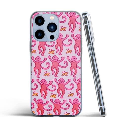 ZHUORUI Handyhülle Kompatibel mit iPhone 12 Pro Max Hülle Affen Roller Pure Clear Wasserdicht Zubehör Kaninchen Charm von ZHUORUI