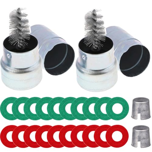 ZHUROUPU 20 Stück Batterieklemme Anti Korrosion Unterlegscheiben Auto Fiber Shim und 2Pcs Reinigungsbürste, 2Pcs Car Battery Post Shims Cap für den Schutz von Auto, Marine, Boot ZHUROUPU 20 Stück Batterieklemme Anti Korrosion Unterlegscheiben Auto Fiber Shim und 2Pcs Reinigungsbürste, 2Pcs Car Battery Post Shims Cap für den Schutz von Auto, Marine, Boot von ZHUROUPU