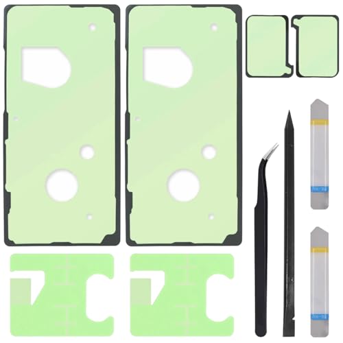 ZHUROUPU Akku Rückseite Abdeckung Aufkleber für Samsung Galaxy Note 20 Ultra N986B N985F 6.9 Zoll 2020, Ersatz Akku Abdeckung Wasserdicht Kleber (2PCS) von ZHUROUPU