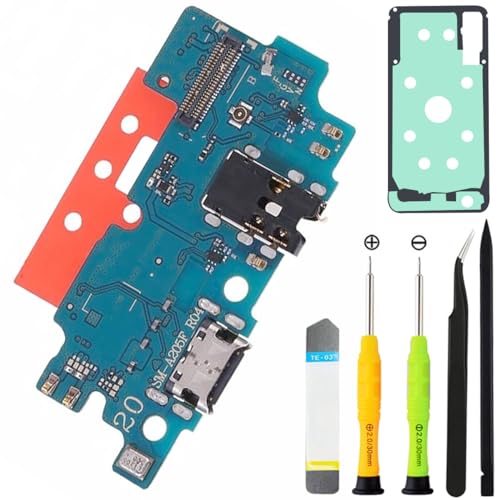 ZHUROUPU Dock Connector für Samsung für Galaxy A50 Ladebuchse, Charging Port USB Ladeanschluss Mikrofon Kopfhörerbuchse mit Reparaturset (incl.Schraubenzieher Set) von ZHUROUPU