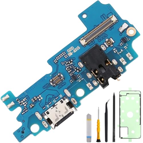 ZHUROUPU Ladeanschluss Dock Connector Ersatz für Samsung Galaxy A31 SM-A315F 6,4 Zoll 2020, Mikrofon/Kopfhöreranschluss Ersatzplatine mit Werkzeug (EU Version) von ZHUROUPU
