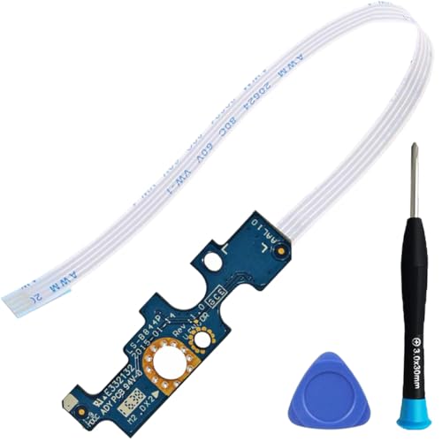ZHUROUPU Power Button Switch Board Kabel Ersatz für Dell Inspiron 15 5558 5555 5552 5551 5556 14-5455 5458 94MFG 094MFG LS-B844P 14U/15U 5559 Vostro 3558 3458 ON Off Power Eject Button Board von ZHUROUPU
