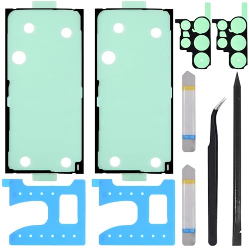 ZHUROUPU Rückseitiges Batteriefachabdeckungs-Klebeband für Samsung Galaxy S23 Ultra 5G SM-S918B, Batteriefachabdeckungs-Klebefolie für Samsung Galaxy S23 Ultra SM-S918U S918W S918E (2 PCS) von ZHUROUPU