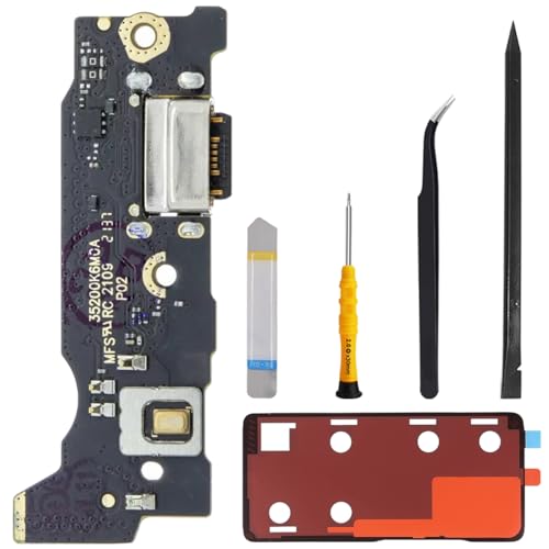ZHUROUPU USB Ladeanschluss Dock Connector Ersatz für Xiaomi für Redmi Note 10 Pro 4G M2101K6G 2021, Typ C Dock Connector Board zur Reparatur von Kopfhöreranschluss/Mikrofon von ZHUROUPU