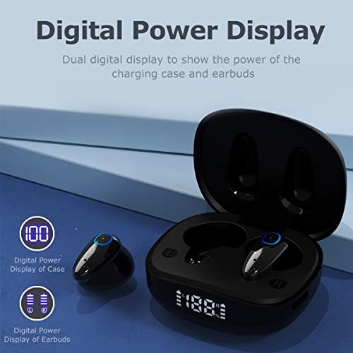 Bluetooth Kopfhörer,ZHUTA 2023 Kopfhörer Kabellos 5.1 HiFi Stereoklang,In-Ear kopfhörer Bluetooth mit Mic,28 Std Hi-Fi Stereo,Touch Control,LED Anzeige,IP7 Wasserdicht,USB-C Bluetooth Ohrhörer von ZHUTA