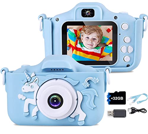 Kinderkamera,ZHUTA 2.0”Display Kinder Digitalkamera mit 32GB SD-Karte,20 Megapixel 1080P HD Kinder Kamera Selfie Digitalkamera Spielzeug Geschenke für 3-12 Jahre Jungen und mädchen von ZHUTA