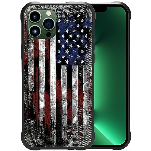 ZHUXUXITT Schutzhülle für iPhone 11 Pro Max im Vintage-Stil, amerikanische Flagge, kratzfest, rutschfest und stoßfest, robuste TPU-Schutzhülle von ZHUXUXITT