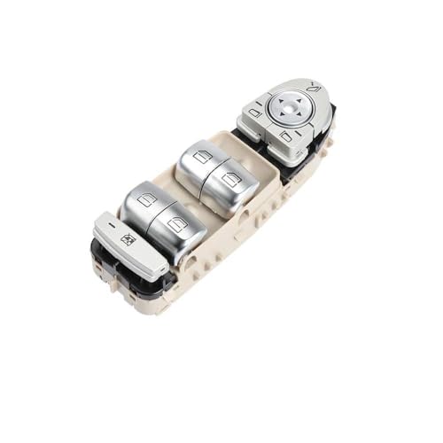 Window Regulator Switch Window 2059056811/Fit for Mercedes W205 W253 W213 W257 Elektrische Fenster Schalter Taste Fahrzeug Tür Glas Control Schalter for Benz Window Switch Button(Beige) von ZHUYRT