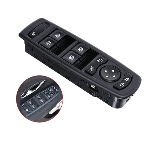 Window Regulator Switch Window 254000015R 25400-0015R Fenster Spiegel Master Schalter/Fit for Renault Megane Laguna III 2008-2016 7700817337 25400000 Auto Zubehör Window Switch Button von ZHUYRT