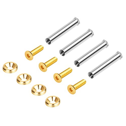 ZICHENXR 4 Satz Hochwertige Metallschrauben Für 25 Mm Dicke Computer Lüfter Flachkopfmontage. Hochwertige Computer Ersatzschrauben von ZICHENXR