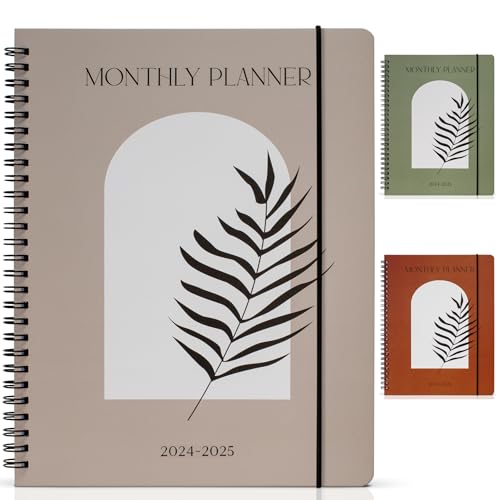 Vereinfachter Monatsplaner und Kalenderbuch 2024–2025 – schönes gewölbtes To-Do-Listen-Notizbuch organisiert Ihre Aufgaben, um die Produktivität zu steigern – läuft von Januar 2024 bis Dezember 2025 von ZICOTO