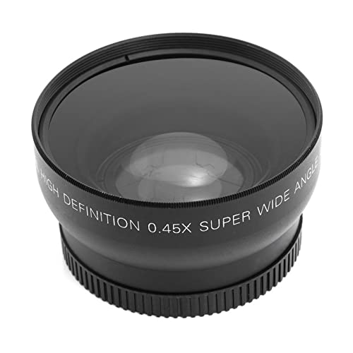 58 Mm Professionelles Weitwinkelobjektiv Mit Makroabschnitt 0 45x Multi Beschichtete Kratzfeste Für Mikrokosmische Fotografie von ZIDDAR