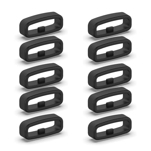 ZIDDAR 10pcs Uhrengürtelbefestigungsfutter Ringschleifen 18mm / 20 Mm / 22 Mm Armband Keeper Ersatz Für Smartwatch Gurthalterhalter von ZIDDAR