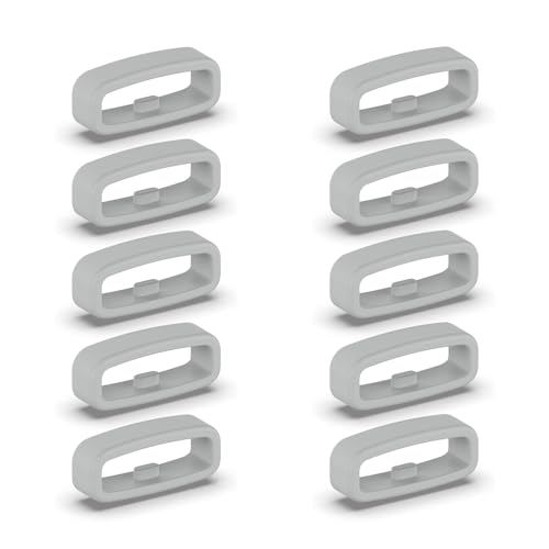 ZIDDAR 10pcs Uhrengürtelbefestigungsfutter Ringschleifen 18mm / 20 Mm / 22 Mm Armband Keeper Ersatz Für Smartwatch Gurthalterhalter von ZIDDAR