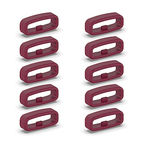 ZIDDAR 10pcs Uhrengürtelbefestigungsfutter Ringschleifen 18mm / 20 Mm / 22 Mm Armband Keeper Ersatz Für Smartwatch Gurthalterhalter von ZIDDAR