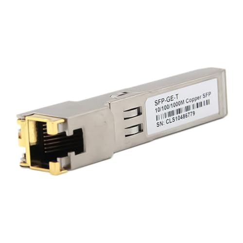 ZIDDAR RJ45-Kupfermodul RJ45-Port Transceiver 10GBase 10/100/1000M RJ45 RJ45-Gigabit Ethernet Port Adapter von ZIDDAR