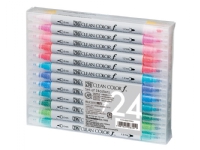 ZIG Clean Color Pen f - Set mit 24 Farben von ZIG