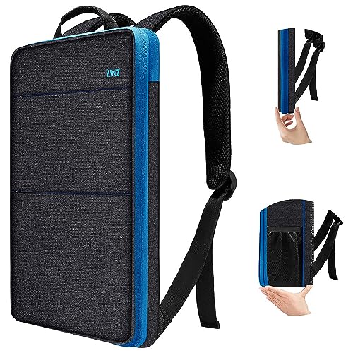ZINZ Schlank und Erweiterbar 15 15.6 16 Zoll Laptop Rucksack, Wasserdicht Notebook Tasche für Männer und Frauen,B02BL01 von ZINZ