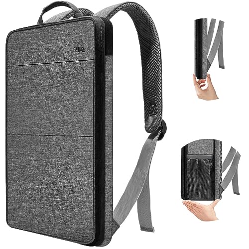 ZINZ Schlank und Erweiterbar 15 15.6 16 Zoll Laptop Rucksack, Wasserdicht Notebook Tasche für Männer und Frauen,G01BK01 von ZINZ