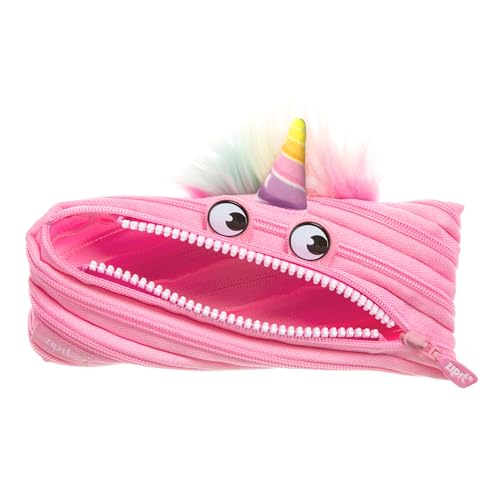 ZIPIT Einhorn Federmäppchen für Mädchen | Großes Mäppchen für die Schule | Monster Etui für Kinder | Federmappe Rosa ZIPIT Einhorn Federmäppchen für Mädchen | Großes Mäppchen für die Schule | Monster Etui für Kinder | Federmappe Rosa von ZIPIT