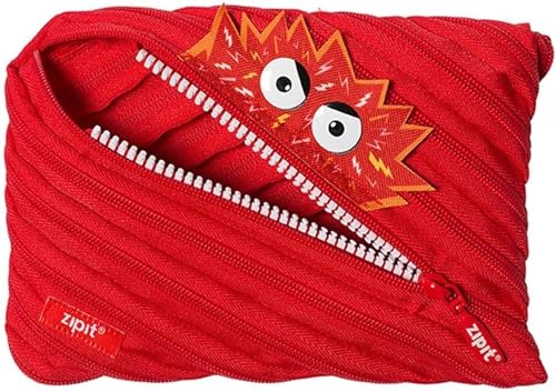 ZIPIT Talking Monstar Jumbo Federmäppchen, Rot von ZIPIT