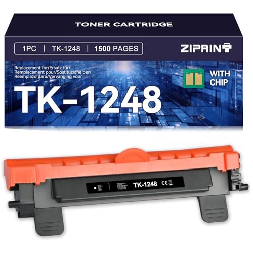 ZIPRINT TK-1248 Toner Kompatibel Kyocera TK-1248 für Kyocera MA2001/PA2001w/MA2001w/PA2001 (1 Schwarz,kein Chip) von ZIPRINT