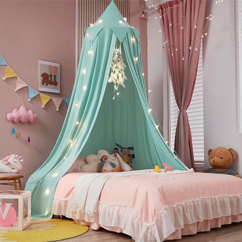 ZIQINPSQ Moskitoschutz Bett,Moskitonetz Doppelbett und Einzel Bett,Insektenschutz Faltbare Tragbares für Mädchen Zuhause, Garten, Balkon, Camping. (Grün) von ZIQINPSQ