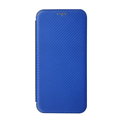 ZIRIA Motorola Moto G54 5G Hülle,Carbonfaser Muster Flip Cover PC Hard Case Stoßdichte Schutzhülle für Motorola Moto G54 5G (Blau) von ZIRIA