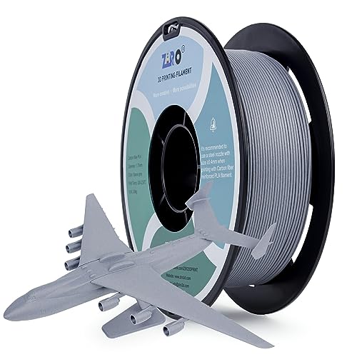 ZIRO PLA Kohlefaser 1.75mm 3D Drucker Filament, Carbon Fiber PLA 1.75mm 0.8kg Spule - Weltraum Grau ZIRO PLA Kohlefaser 1.75mm 3D Drucker Filament, Carbon Fiber PLA 1.75mm 0.8kg Spule - Weltraum Grau von ZIRO
