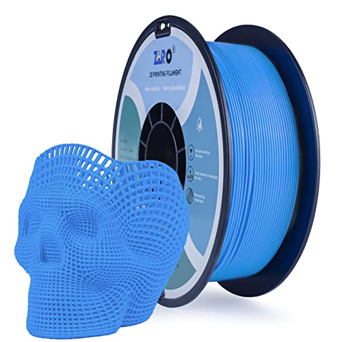 ZIRO PLA Filament 1.75mm, 3D Drucker Filament PLA Neon Series 1.75mm 1KG(2.2lbs), Dimensional Accuracy +/- 0.03mm, Neon blau von ZIRO