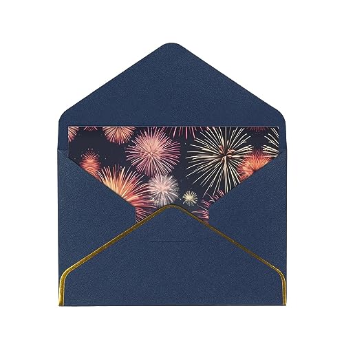 Wunderschönes Feuerwerk funkelnde Dankbarkeitskarten für Hochzeit, Freundschaft, Jahrestag, Grußkarten für besondere Momente von ZISHAK