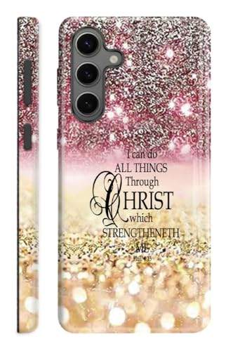 Kompatibel mit Samsung Galaxy A36 5G, Schutzhülle für Samsung Galaxy A36, doppellagiger, vollständiger Fallschutz, Diamant-Glitzer, Bibelvers Philipper 4:13 Kompatibel mit Samsung Galaxy A36 5G, Schutzhülle für Samsung Galaxy A36, doppellagiger, vollständiger Fallschutz, Diamant-Glitzer, Bibelvers Philipper 4:13 von ZISKGZO