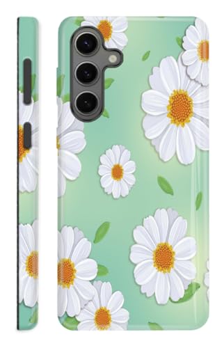 Kompatibel mit Samsung Galaxy S24 FE 5G, Schutzhülle für Samsung Galaxy S24 FE, doppellagiger, vollständiger Fallschutz, weißes Gänseblümchen Kompatibel mit Samsung Galaxy S24 FE 5G, Schutzhülle für Samsung Galaxy S24 FE, doppellagiger, vollständiger Fallschutz, weißes Gänseblümchen von ZISKGZO