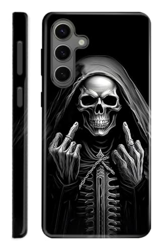 Kompatibel mit Samsung Galaxy S25 5G Hülle, Hülle für Samsung Galaxy S25, doppellagiger, vollständiger Fallschutz, King of Cool Skulls Kompatibel mit Samsung Galaxy S25 5G Hülle, Hülle für Samsung Galaxy S25, doppellagiger, vollständiger Fallschutz, King of Cool Skulls von ZISKGZO