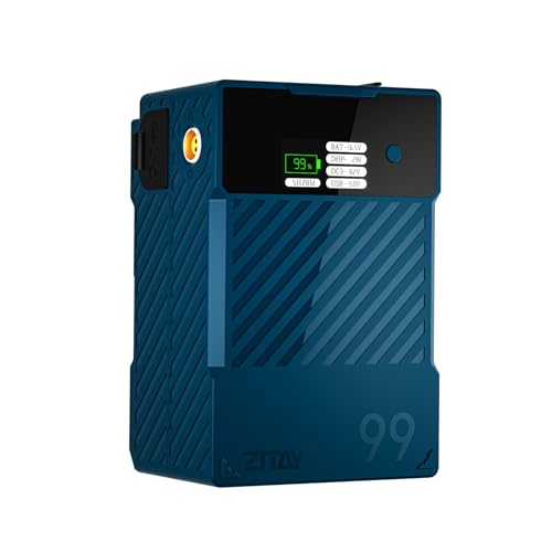 ZITAY Antarctica Version, Mini V Mount Akku 99W 14.8V 6689mAh mit PD 60W USB-C Schnellladung, mit DTAP,DC, USB-A,LEM0, LED-Bildschirm für Kamera, Camcorder, Monitor, Videoleuchte ZITAY Antarctica Version, Mini V Mount Akku 99W 14.8V 6689mAh mit PD 60W USB-C Schnellladung, mit DTAP,DC, USB-A,LEM0, LED-Bildschirm für Kamera, Camcorder, Monitor, Videoleuchte von ZITAY
