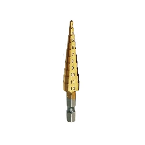 Spiralgenuteter Stufenbohrer, 12/4 12/4 20/4 32 mm gerader Stufenbohrer Spiralgenuteter Stufenbohrer, 12/4 12/4 20/4 32 mm gerader Stufenbohrer von ZIUBMVDYC