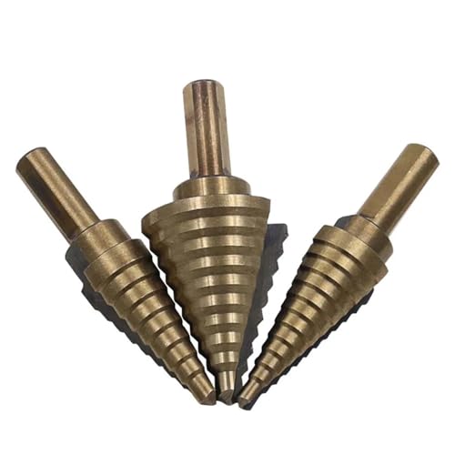 Spiralgenuteter Stufenbohrer, 5 Stück/Set Kobalt-Mehrloch-Stufenbohrer-Set Nr. 50 Spiralgenuteter Stufenbohrer, 5 Stück/Set Kobalt-Mehrloch-Stufenbohrer-Set Nr. 50 von ZIUBMVDYC