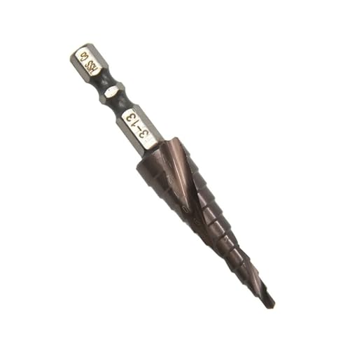 Spiralgenuteter Stufenbohrer, M35 Sechskantspirale 3 13 mm kobalthaltiger Stufenbohrer Spiralgenuteter Stufenbohrer, M35 Sechskantspirale 3 13 mm kobalthaltiger Stufenbohrer von ZIUBMVDYC