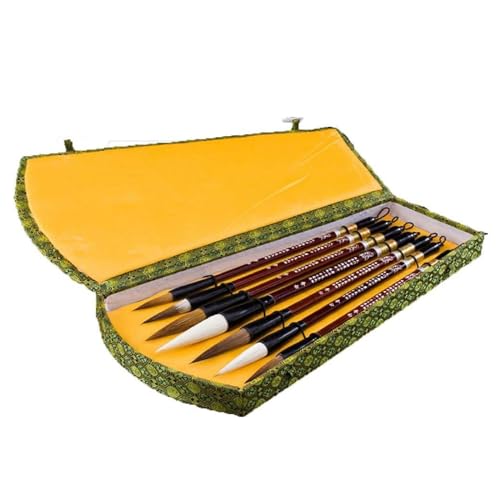 ZIUBMVDYC Chinesischer Pinsel, Chinesische Kalligraphie-Pinsel, chinesische Kalligraphie-Malpinsel-Set, Aquarell-Sumi-Zeichnungspinsel for Sumi-Malerei, Kunstbedarf ZIUBMVDYC Chinesischer Pinsel, Chinesische Kalligraphie-Pinsel, chinesische Kalligraphie-Malpinsel-Set, Aquarell-Sumi-Zeichnungspinsel for Sumi-Malerei, Kunstbedarf von ZIUBMVDYC