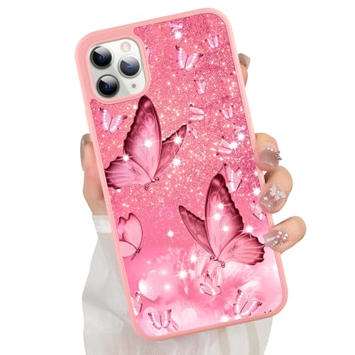 ZIYE Schmetterlings-Schutzhülle für iPhone 11 Pro Max, süßes rosa Schmetterlingsmuster-Design für Mädchen und Frauen, Fallschutz, kratzfest, stoßfest, schützende schlanke Handyhülle für iPhone 11 Pro ZIYE Schmetterlings-Schutzhülle für iPhone 11 Pro Max, süßes rosa Schmetterlingsmuster-Design für Mädchen und Frauen, Fallschutz, kratzfest, stoßfest, schützende schlanke Handyhülle für iPhone 11 Pro von ZIYE