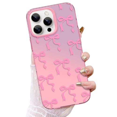ZIYE Schutzhülle für iPhone 14 Pro Max, niedliches Glitzer, glänzend, rosa Schleifen-Design, für Damen und Mädchen, schlanke, stoßfeste Schutzhülle ZIYE Schutzhülle für iPhone 14 Pro Max, niedliches Glitzer, glänzend, rosa Schleifen-Design, für Damen und Mädchen, schlanke, stoßfeste Schutzhülle von ZIYE