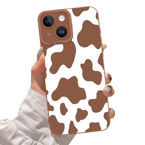 ZIYE Schutzhülle für iPhone 15, 6.1 Zoll, Silikon TPU, Kuhmuster, Geparden-Design, Hochleistungsschutz, Stoßdämpfend, Brown ZIYE Schutzhülle für iPhone 15, 6.1 Zoll, Silikon TPU, Kuhmuster, Geparden-Design, Hochleistungsschutz, Stoßdämpfend, Brown von ZIYE