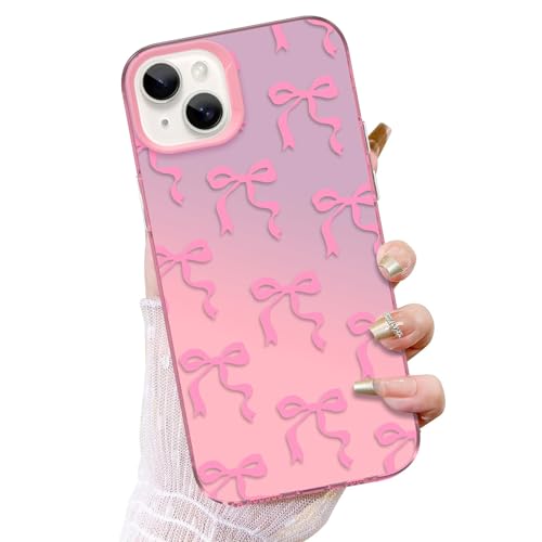 ZIYE Schutzhülle für iPhone 15, niedliches Glitzer, glänzend, rosa Schleifen-Design, für Damen und Mädchen, schlank, stoßfest, Schutzhülle ZIYE Schutzhülle für iPhone 15, niedliches Glitzer, glänzend, rosa Schleifen-Design, für Damen und Mädchen, schlank, stoßfest, Schutzhülle von ZIYE