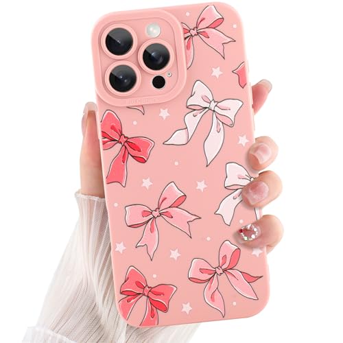 ZIYE Schutzhülle für iPhone 16 Pro Max, Schleifenmuster, weiches, flexibles TPU-Design, Kameraschutz, bunte, niedliche rosa Schleife, Schutzhülle für Damen und Mädchen ZIYE Schutzhülle für iPhone 16 Pro Max, Schleifenmuster, weiches, flexibles TPU-Design, Kameraschutz, bunte, niedliche rosa Schleife, Schutzhülle für Damen und Mädchen von ZIYE