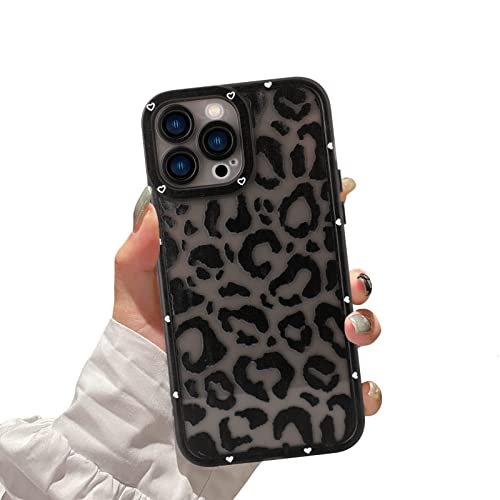 ZIYE iPhone 13 Pro Max Hülle Schwarz Leopard Muster Klar Handyhülle mit Kameraschutz Silikon TPU Handy Schutzhülle Gepard Design Hüllen Kompatibel mit iPhone 13 Pro Max 6,7 Zoll ZIYE iPhone 13 Pro Max Hülle Schwarz Leopard Muster Klar Handyhülle mit Kameraschutz Silikon TPU Handy Schutzhülle Gepard Design Hüllen Kompatibel mit iPhone 13 Pro Max 6,7 Zoll von ZIYE