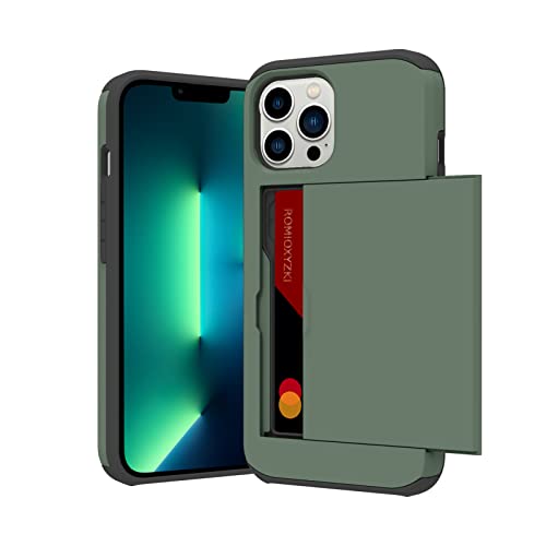 ZIYE iPhone 13 Pro Max Hülle mit Kartenhalter, iPhone 13 Pro Max Wallet Case Heavy Duty Schutzhülle Dual Layer Hidden Card Slot Case Stoßfeste Abdeckung Kompatibel mit iPhone 13 Pro Max 5G-Grün ZIYE iPhone 13 Pro Max Hülle mit Kartenhalter, iPhone 13 Pro Max Wallet Case Heavy Duty Schutzhülle Dual Layer Hidden Card Slot Case Stoßfeste Abdeckung Kompatibel mit iPhone 13 Pro Max 5G-Grün von ZIYE