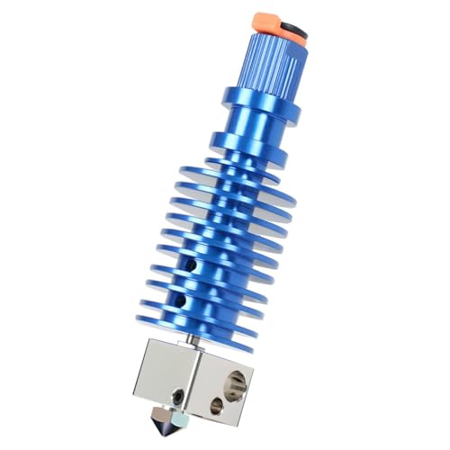 Super Print Upgrade Me-ga All Metal Hotend Kit,Plated Copper Heater Block,Nozzle 0.4mm,Bi-Metal Heatbreak for Me-ga,Me-ga X,Me-ga S,Me-ga Pro,Chiron,V5 Print Head Hotend. von ZIZISHU